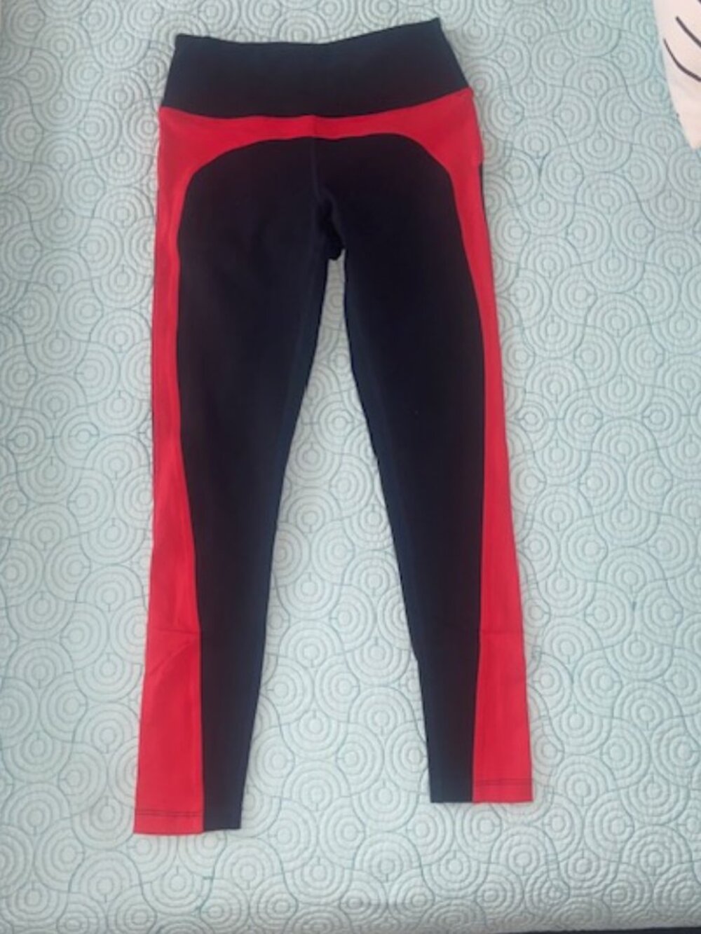 Splits 59 Ringer Navy Red Leggings Size XS